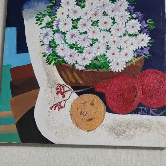 예쁜 유화그림 액자입니다