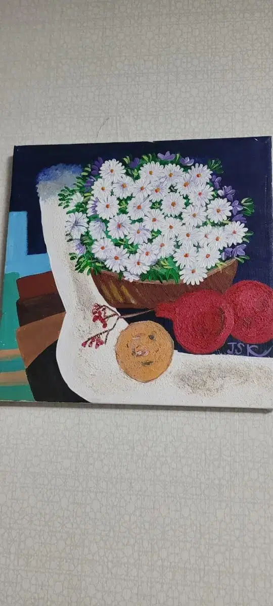 예쁜 유화그림 액자입니다