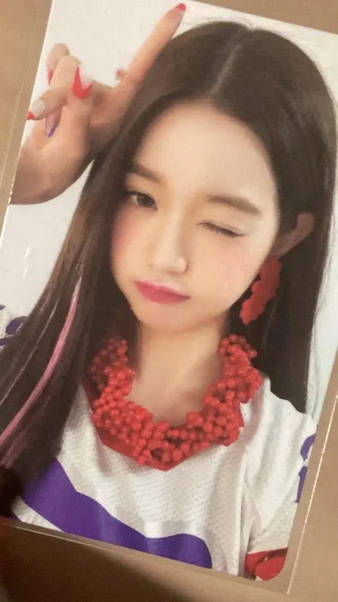 ive afterlike wonyoung photocard