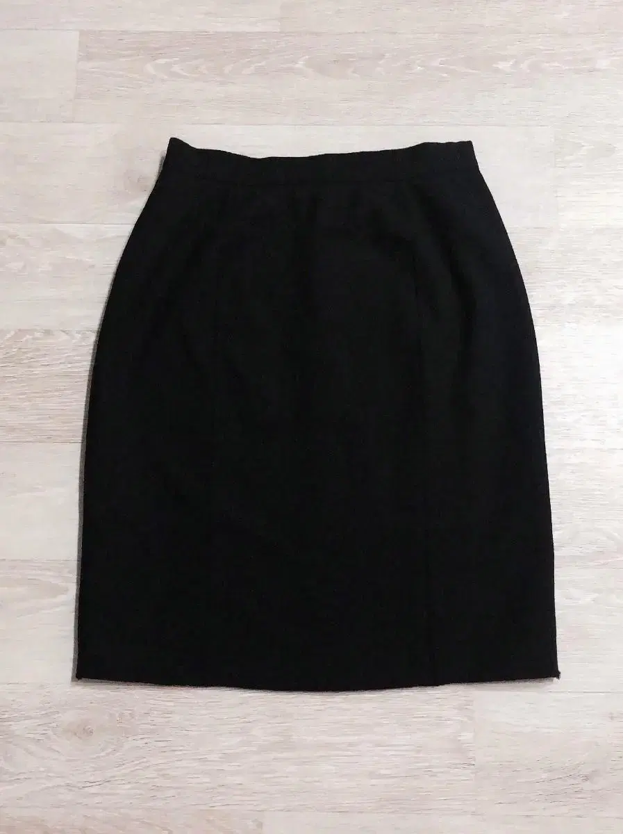 Ankle-Length Formal Pencil Skirt 55Vahn-66 Black