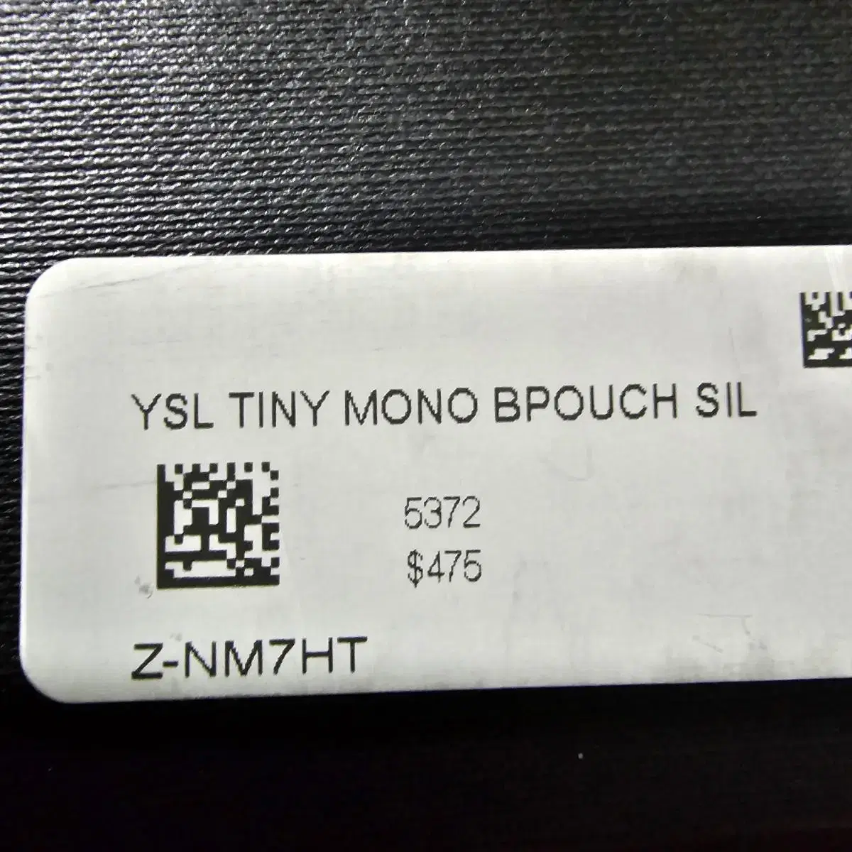 (추가인하) 생로랑 -YSL TINY MONO BPOUCH SIL