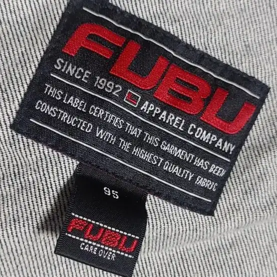 90년대 올드스쿨 FUBU 후부 플래티넘 청자켓