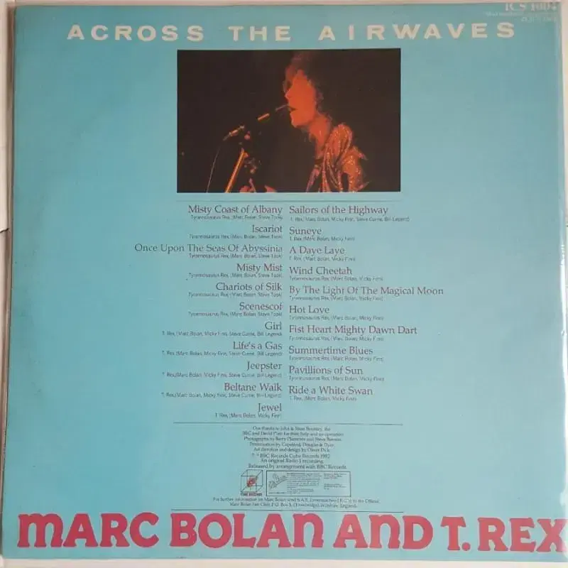 MARC BOLAN&T.REX-ACROSS THE AIRWAVES LP