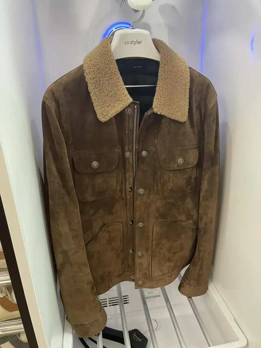 Tom Ford Suede Tracker Sharing Mustang Jacket