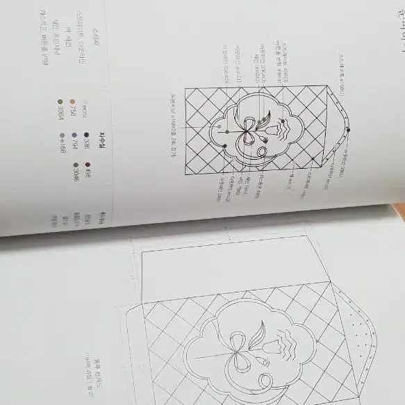 마노의 일러스트 자수