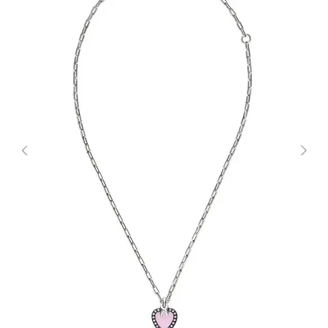 에스실 Cubic Line Heart Pendant_S