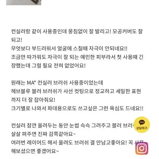 헤브블루 프리미엄 브러쉬 택포