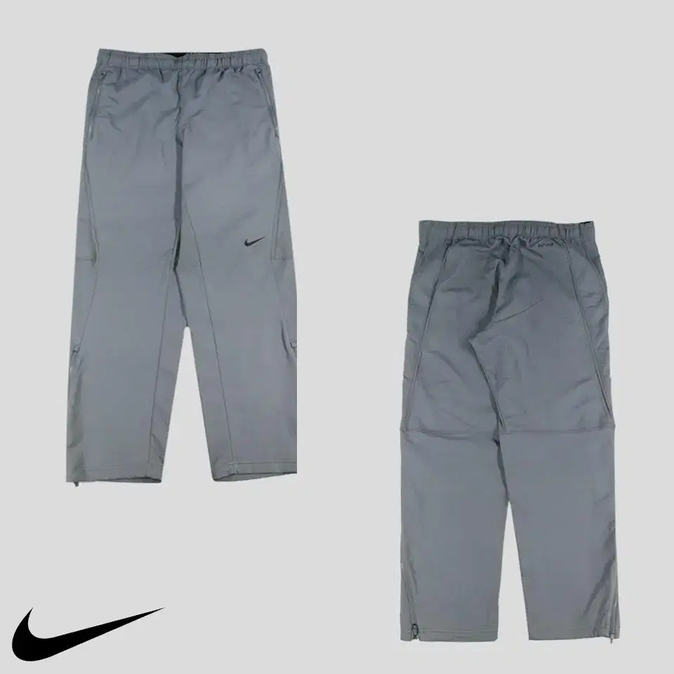 Nike Bloo Grey Dry Fit Mesh Jersey Sweatpants 34-37