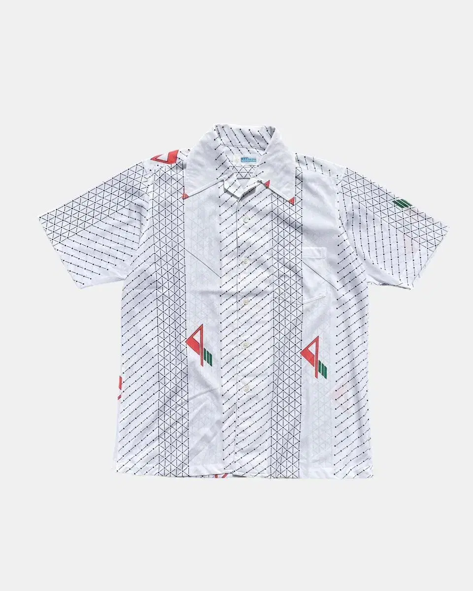 80s geometric pattern shirts