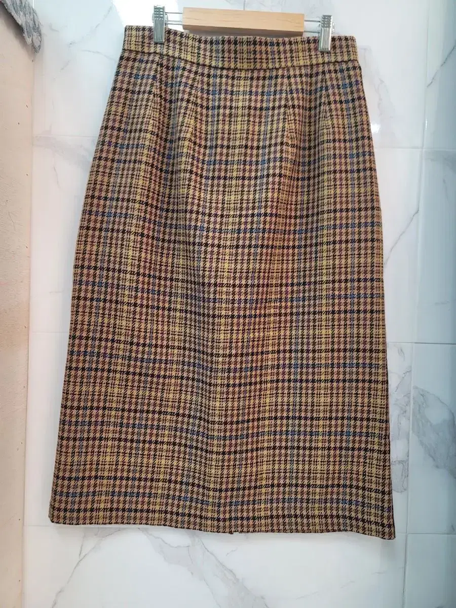 27)Japan jiu GU Vintage Check Skirt Women's Skirt Houndstooth Check Skirt