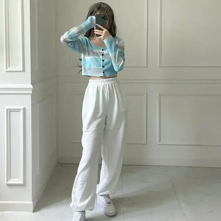 [제니무대의상!] tie-dye crop cardigan