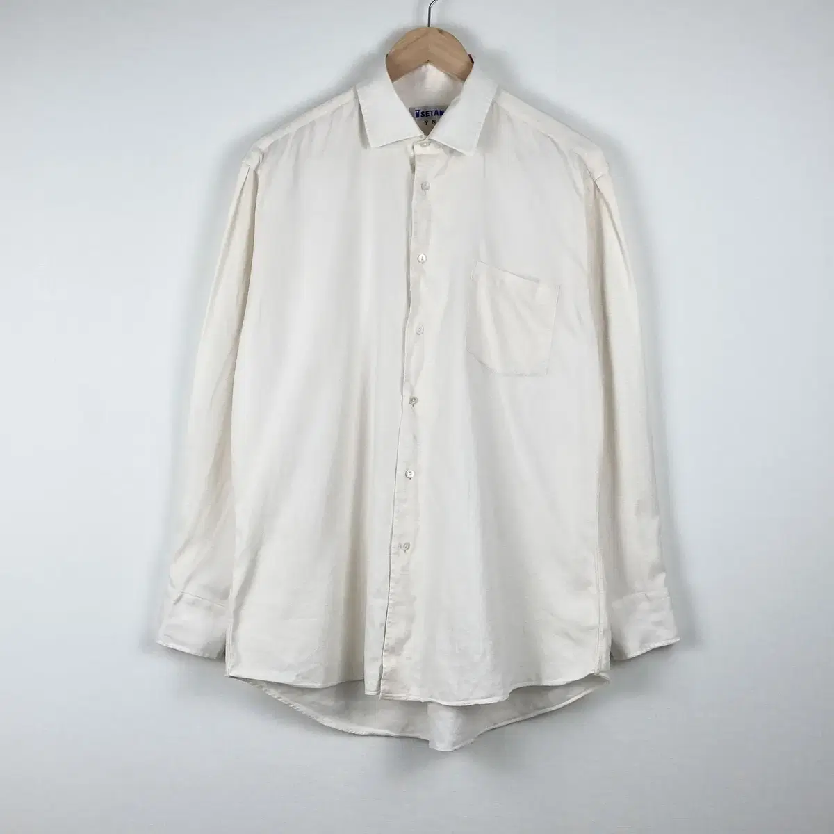 SETAN Beige shirt Vintage Salvage a202