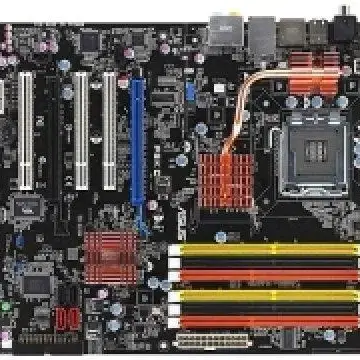 ASUS P5KC+Intel Core 2 Quad Q6600+램4GB