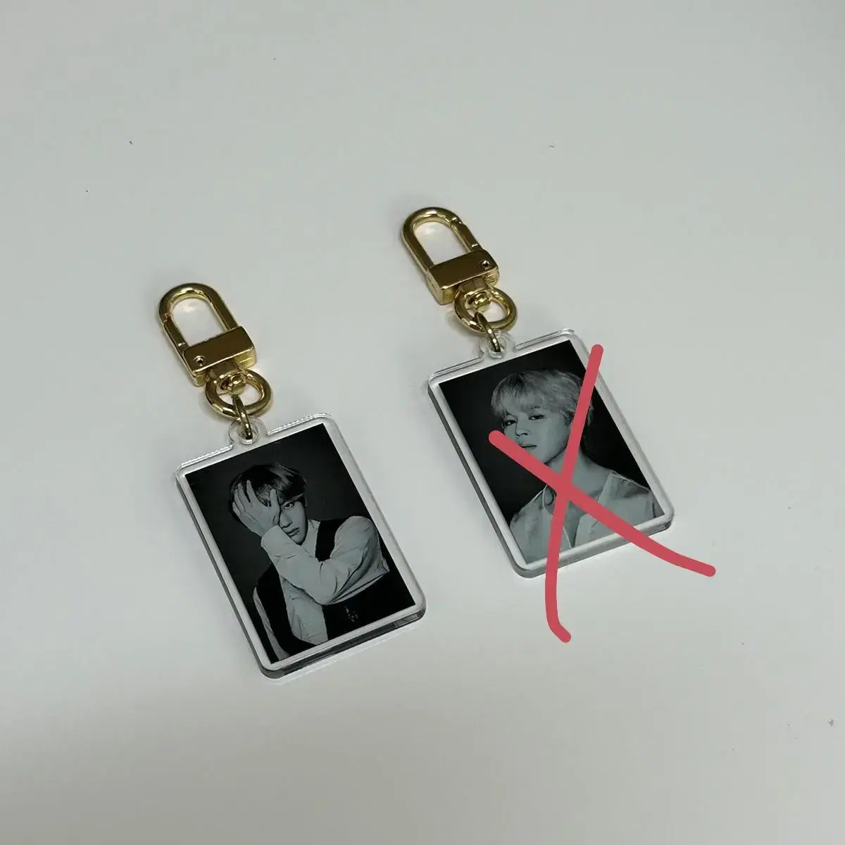 BTS jimin Taeyang acrylic keyring