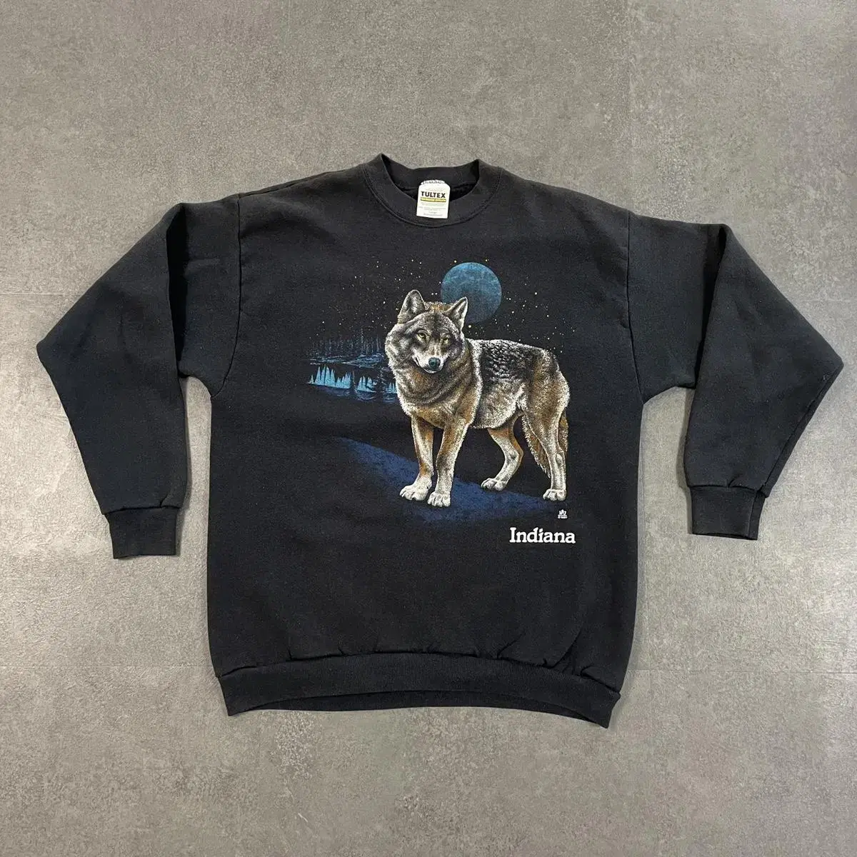 빈티지 90s wolf 스웻셔츠