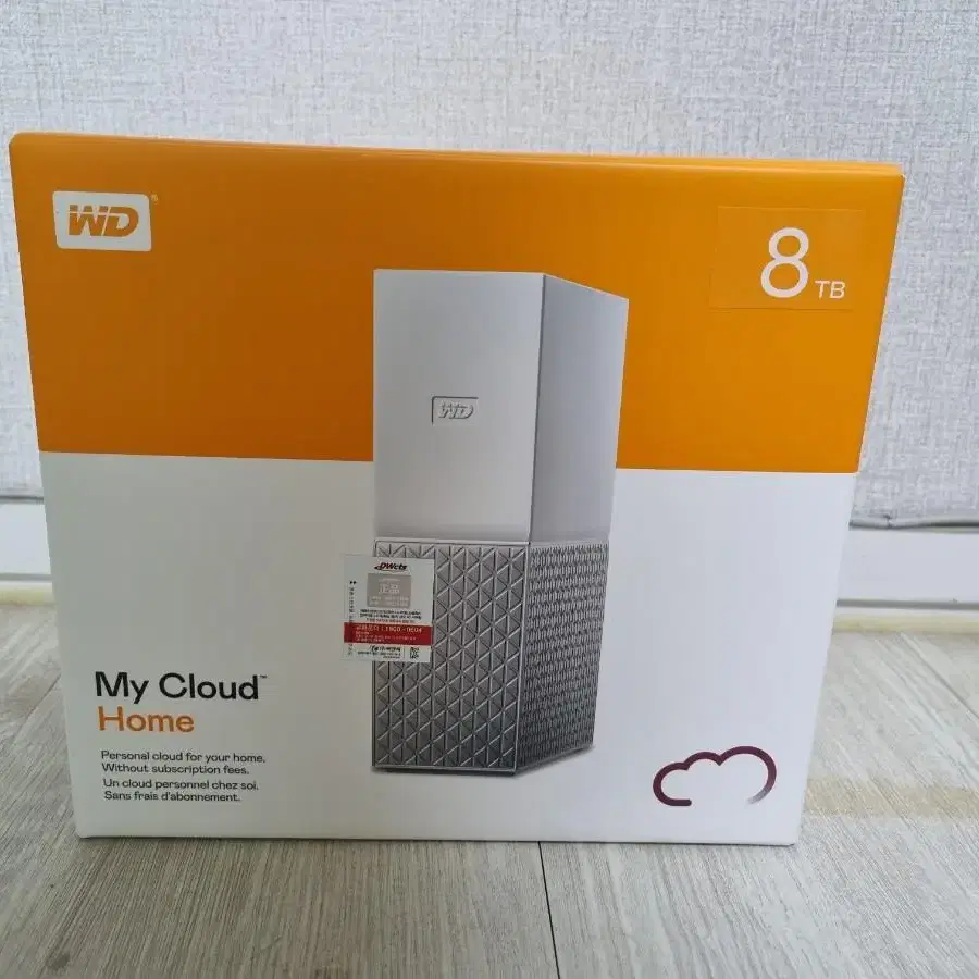 WD MY CLOUD HOME NAS 8테라