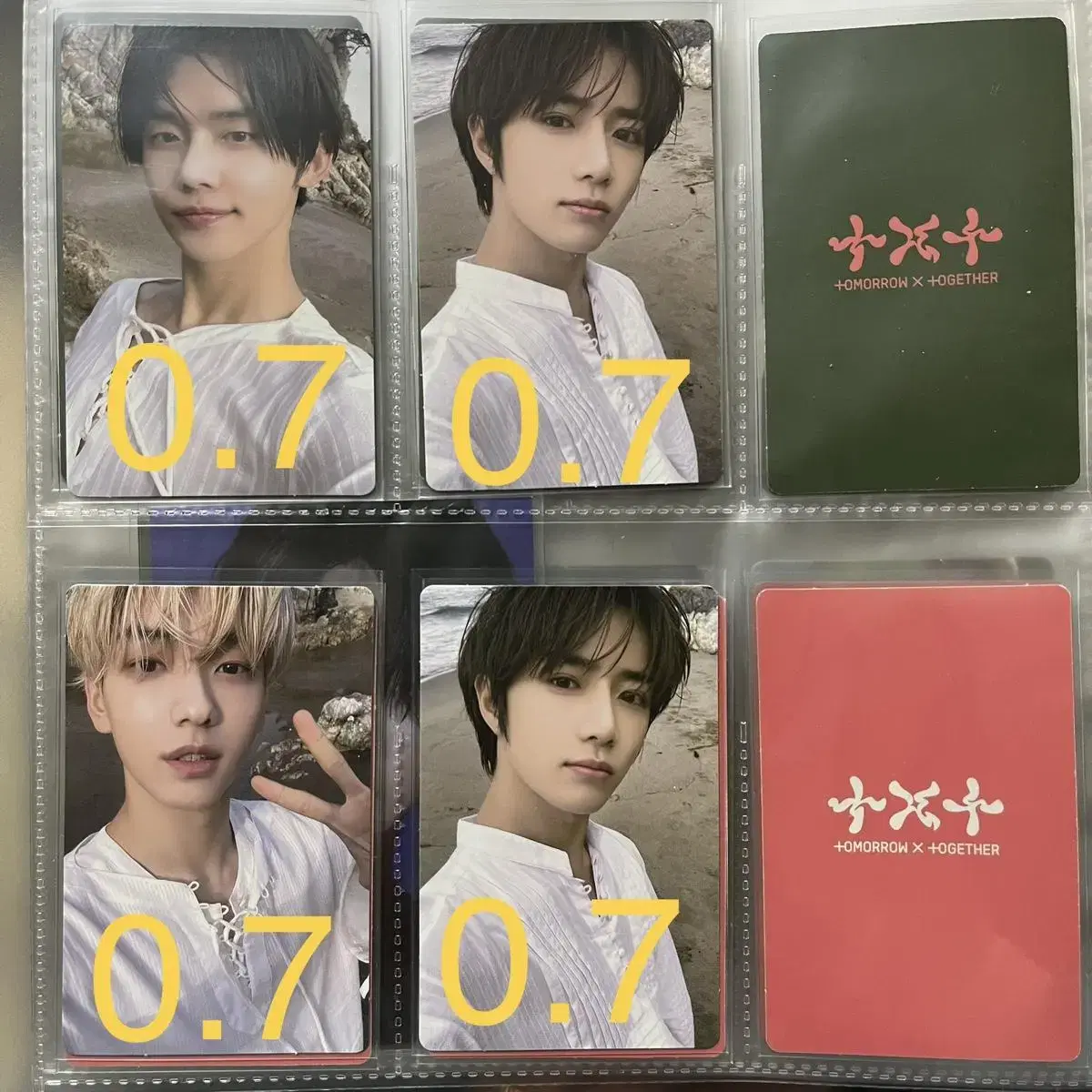 Tuvatu Fairwell yeonjun beomgyu soobin photocard WTS (with album)