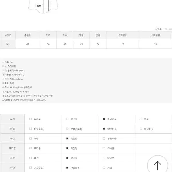 세일)체리코코 플라워 펀칭 레이스 블라우스