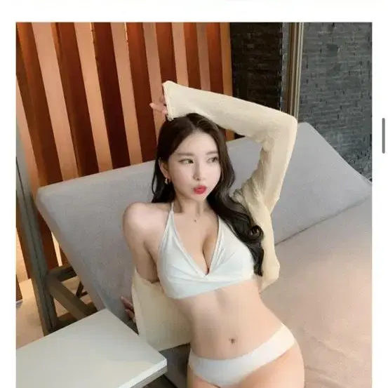 마이빈 슬라임 홀터 비키니 세트 모노키니 수영복 래쉬가드 비치웨어