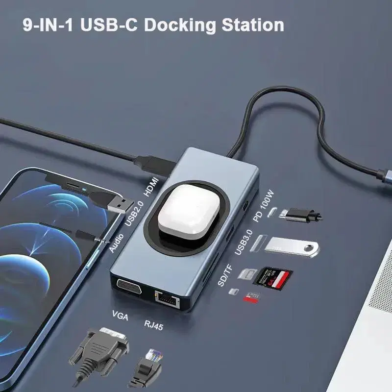 9in1 USB C타입 허브 새상품