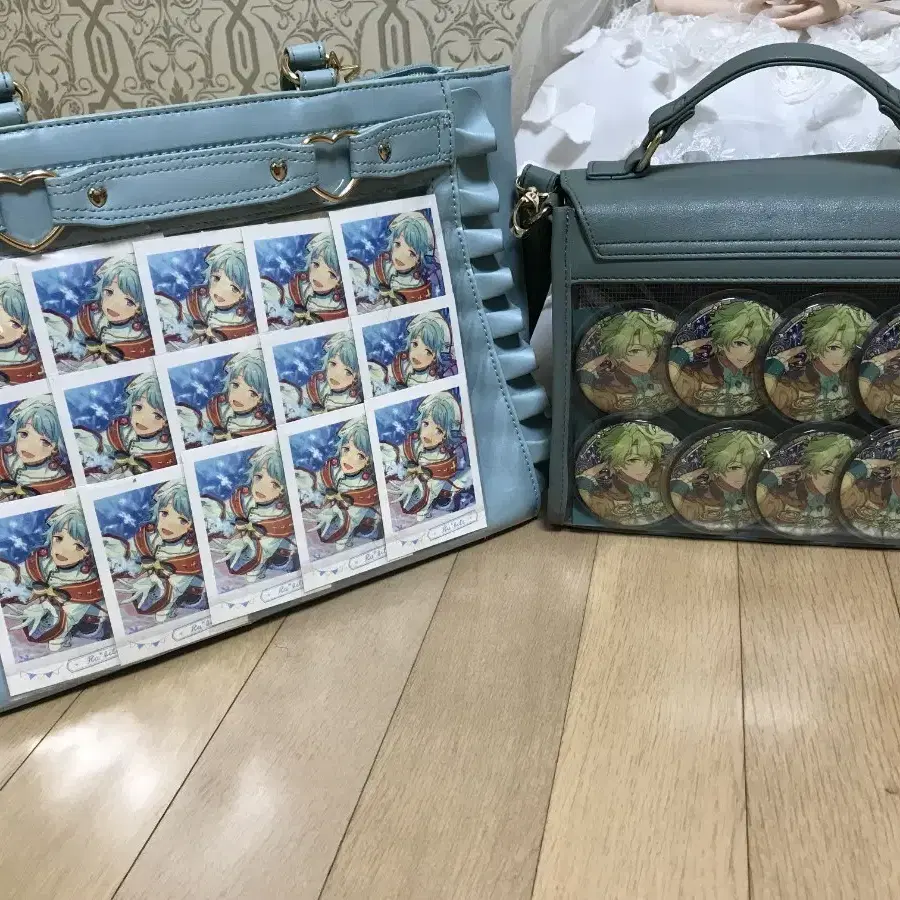 앙스타 하지메 7탄 온 파샤 하트버클 자카마트 하늘색 이타백