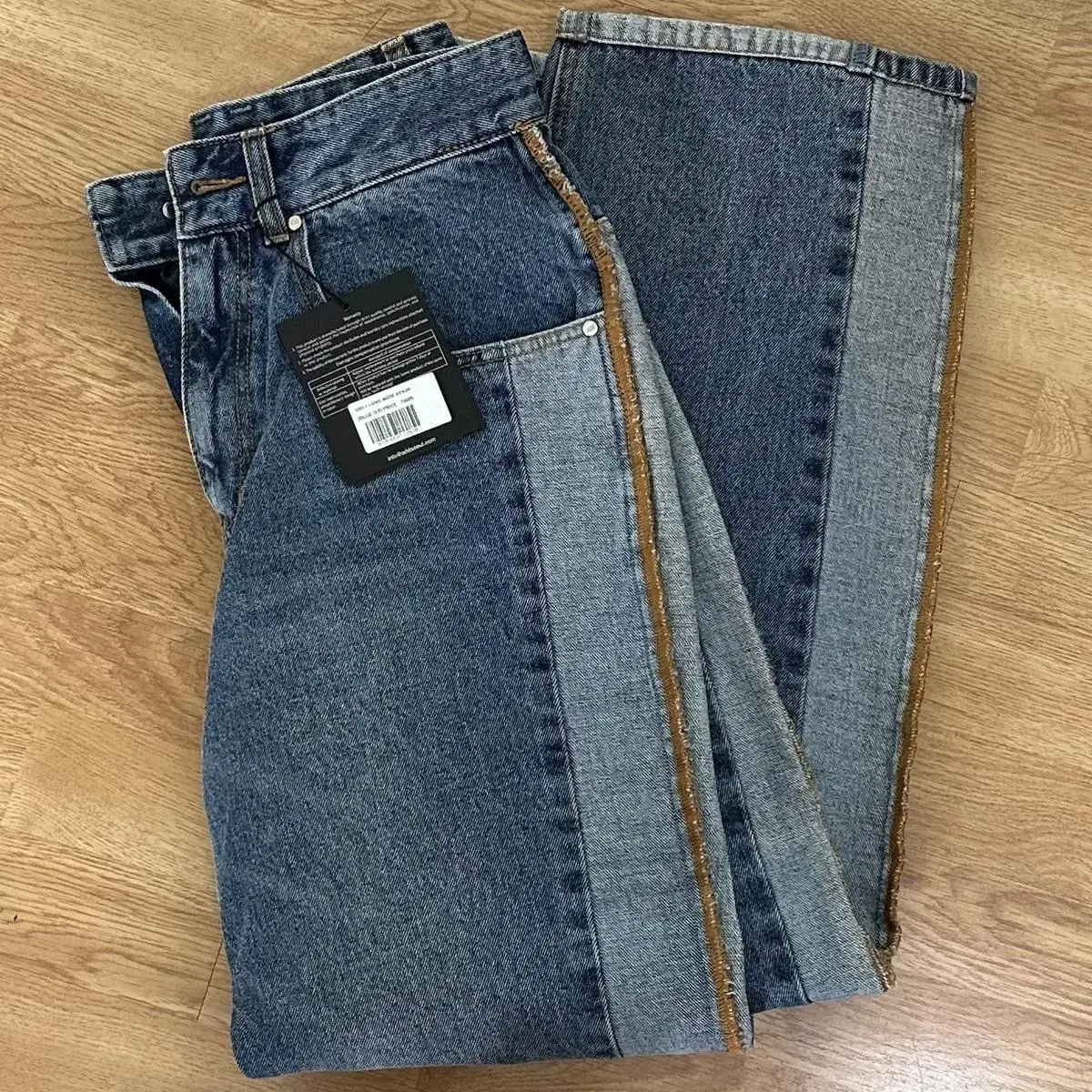 Ed Ugly Long Wide Denim bloo S-Grade