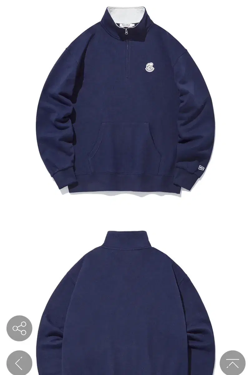 New) Ibbetsfield Half Zip Up Navy Size M