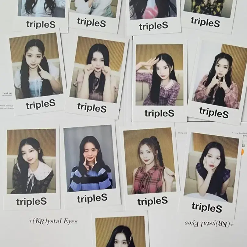 트리플에스 팬싸 폴라특전포카 13종 풀세트 triples