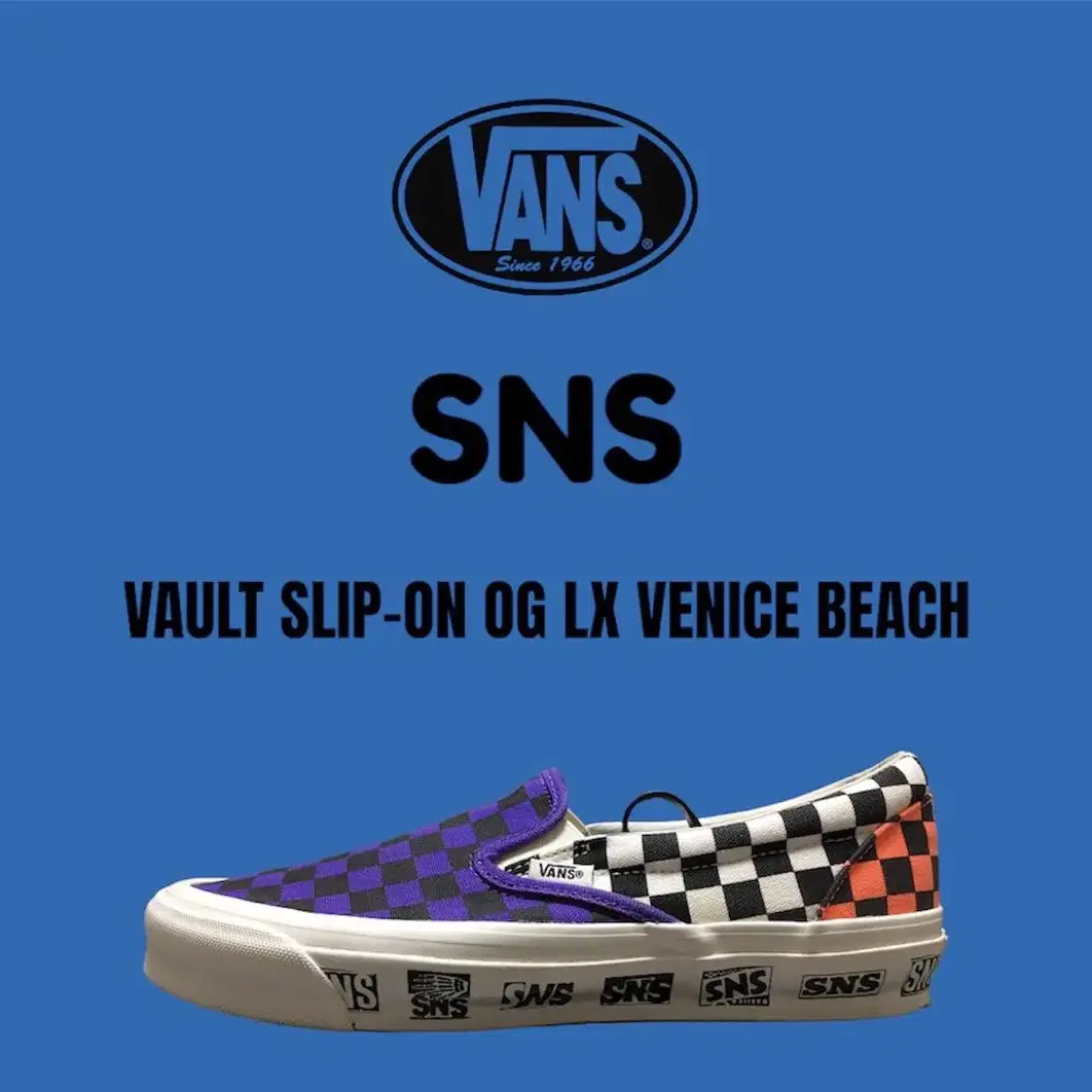 [275mm] 반스 볼트 X SNS 슬립온 Vans