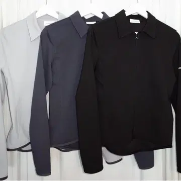 jichoi 지초이 23-002 집업 zip shirt 그레이 grey | 브랜드 중고거래