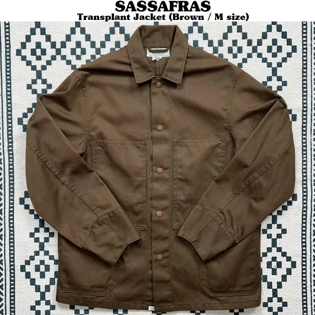 사사프라스 트랜스플랜트 자켓 (Sassafras Brown Jacket)