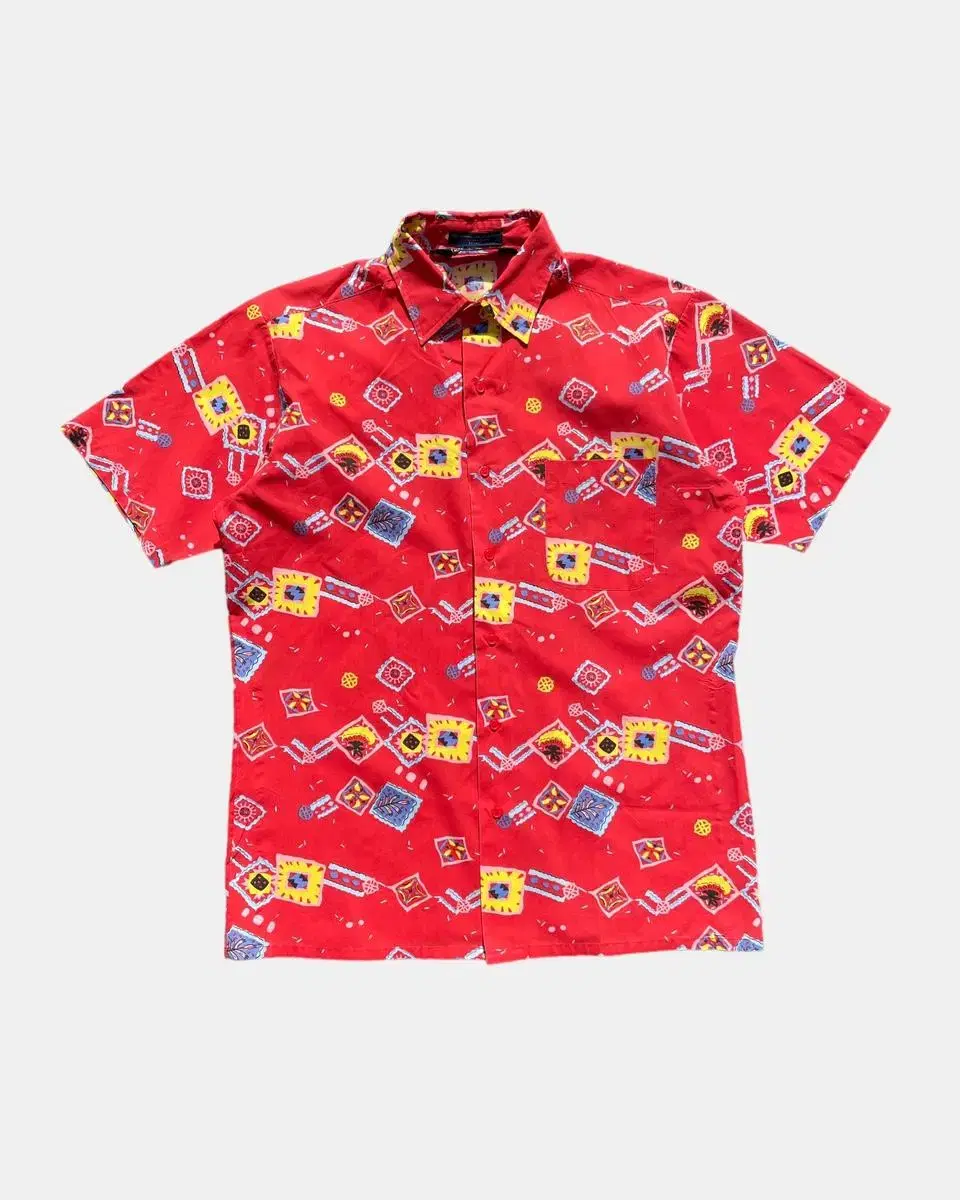 90s steeplechase Pop art pattern shirts