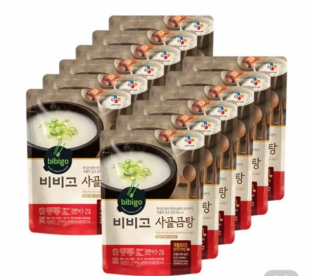 할인~비비고 사골곰탕 500g x 18개