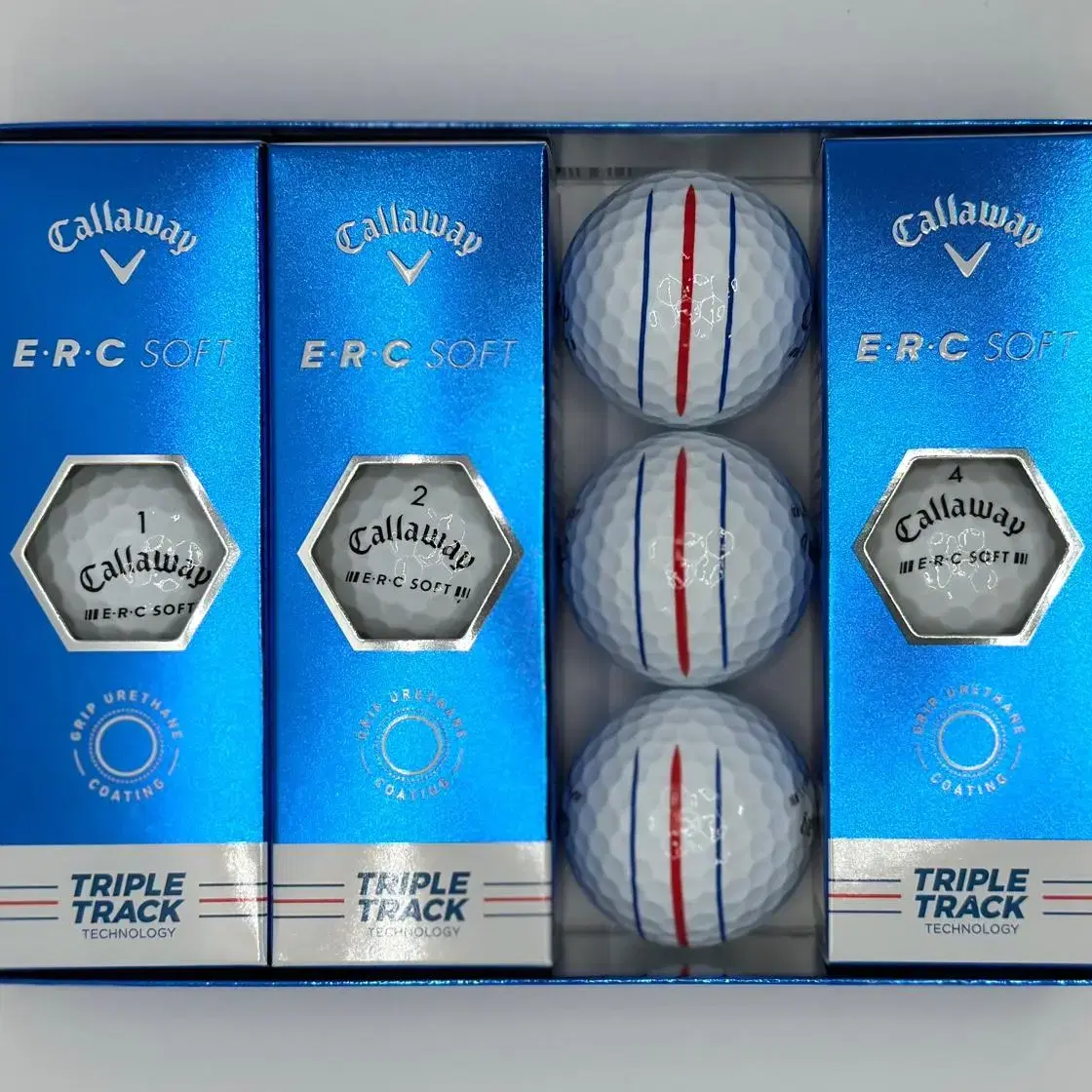 캘러웨이 정품 CALLAWAY ERC 트리플트랙 골프공 화이트 골프타임