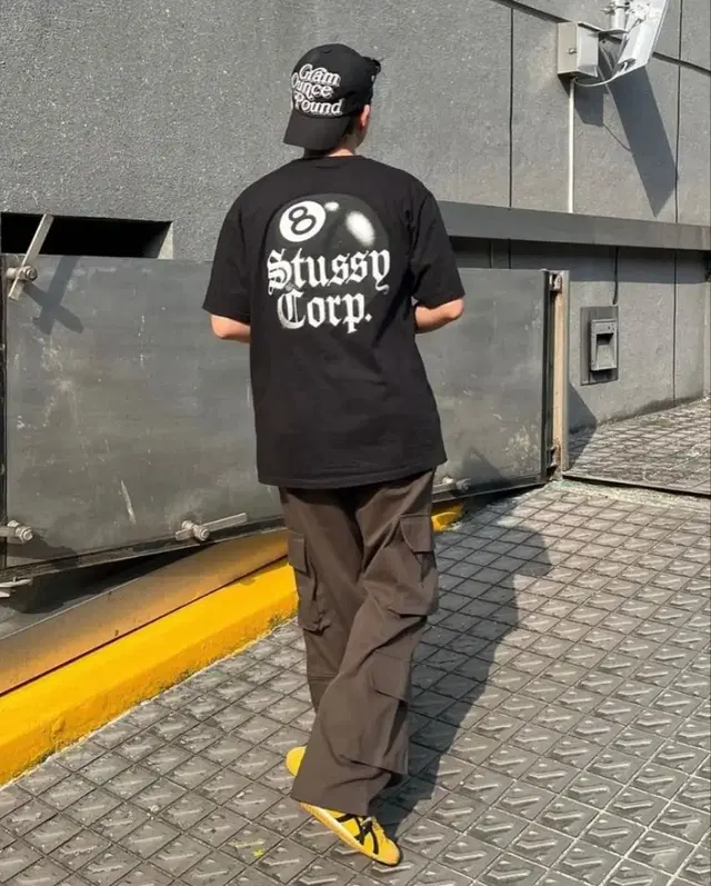 stussy 스투시 8볼corp 티셔츠