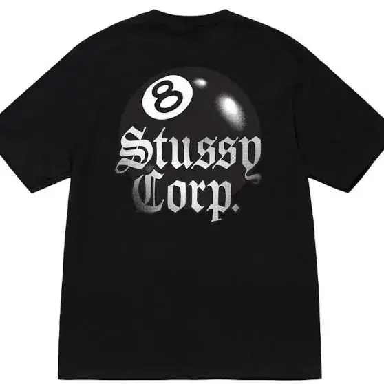 stussy 스투시 8볼corp 티셔츠