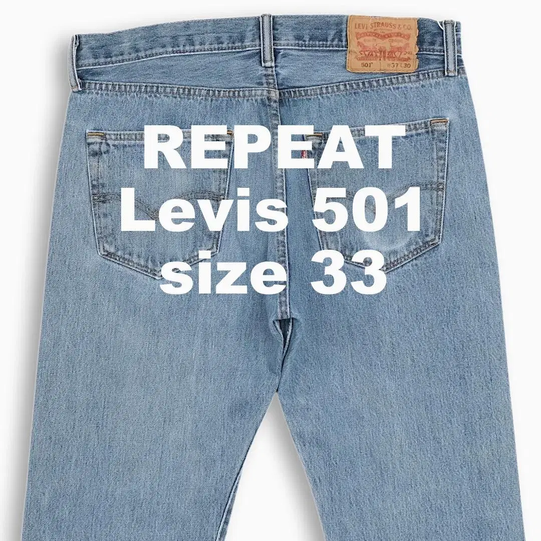 Vintage Levi's 501 Mid Blue 33 Size .LV50133227