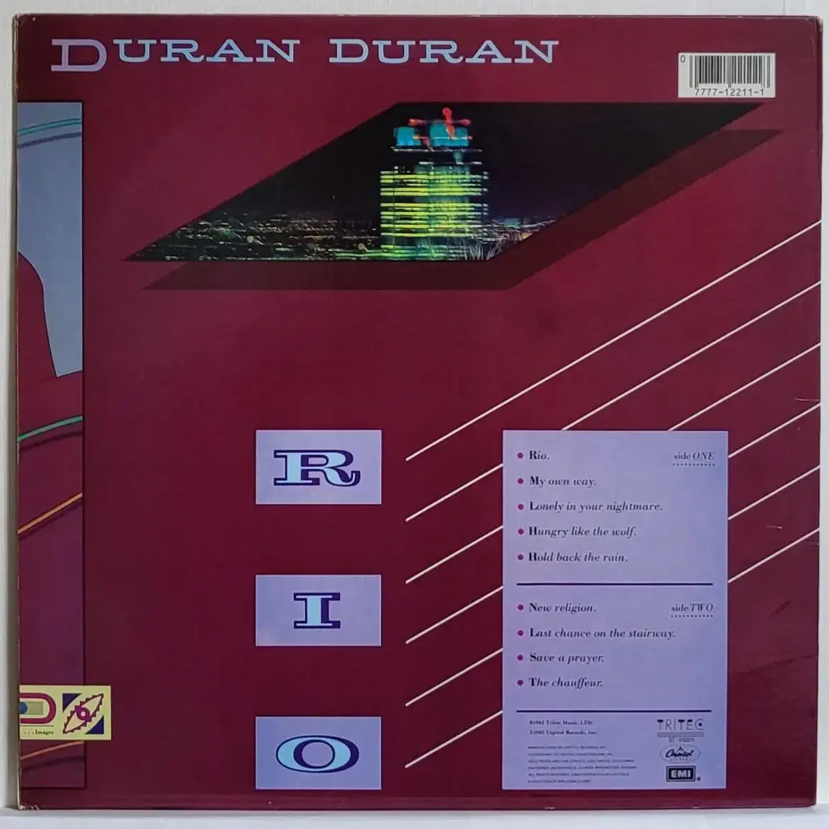 (수입LP) DURAN DURAN