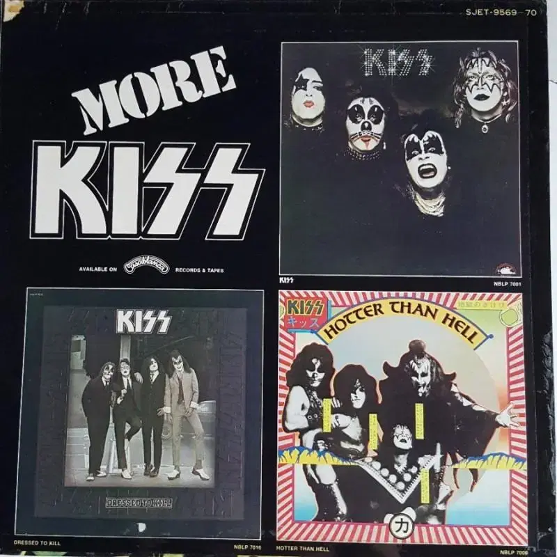 KISS - ALIVE 2LP(GF.일본초반)