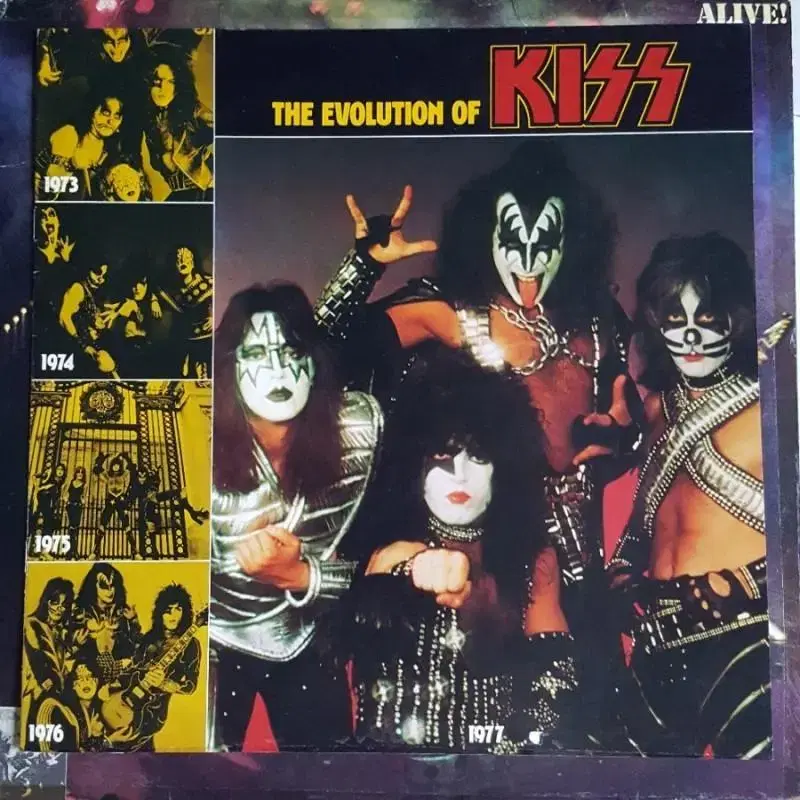 KISS - ALIVE 2LP(GF.일본초반)