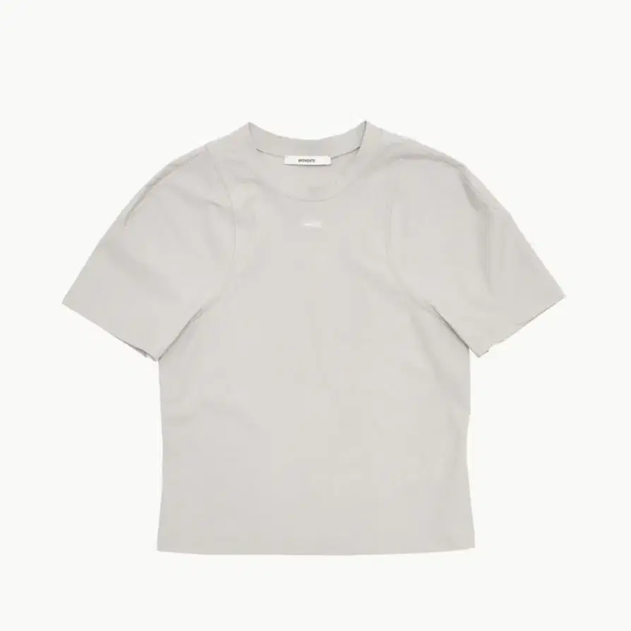 아모멘토 slim fit logo top (grey) 1