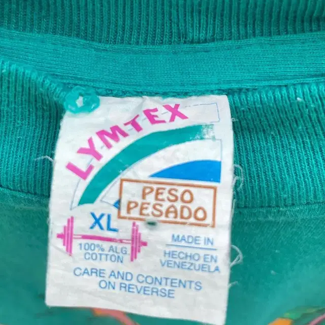 90s LYMTEX VENEZUELA 빈티지 티셔츠 (105)