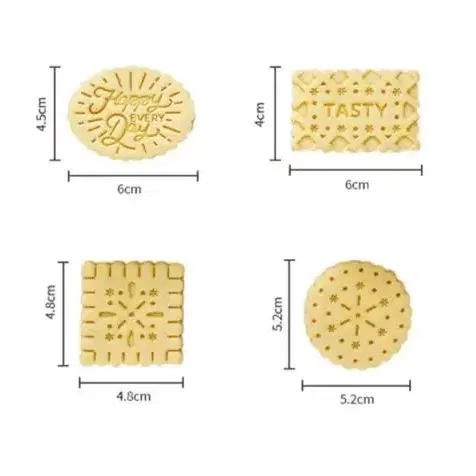 미사용 새상품 / 비스킷 스탬프 쿠키쿠터 4종세트