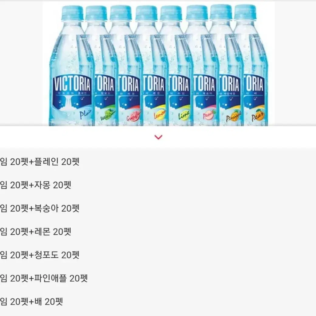 단하루~빅토리아 탄산수 500ml x  40병