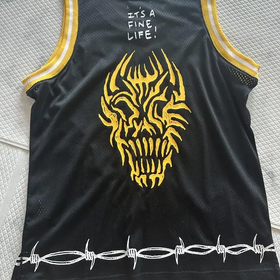 Palace Lotties Airtex Vest Black-SS21