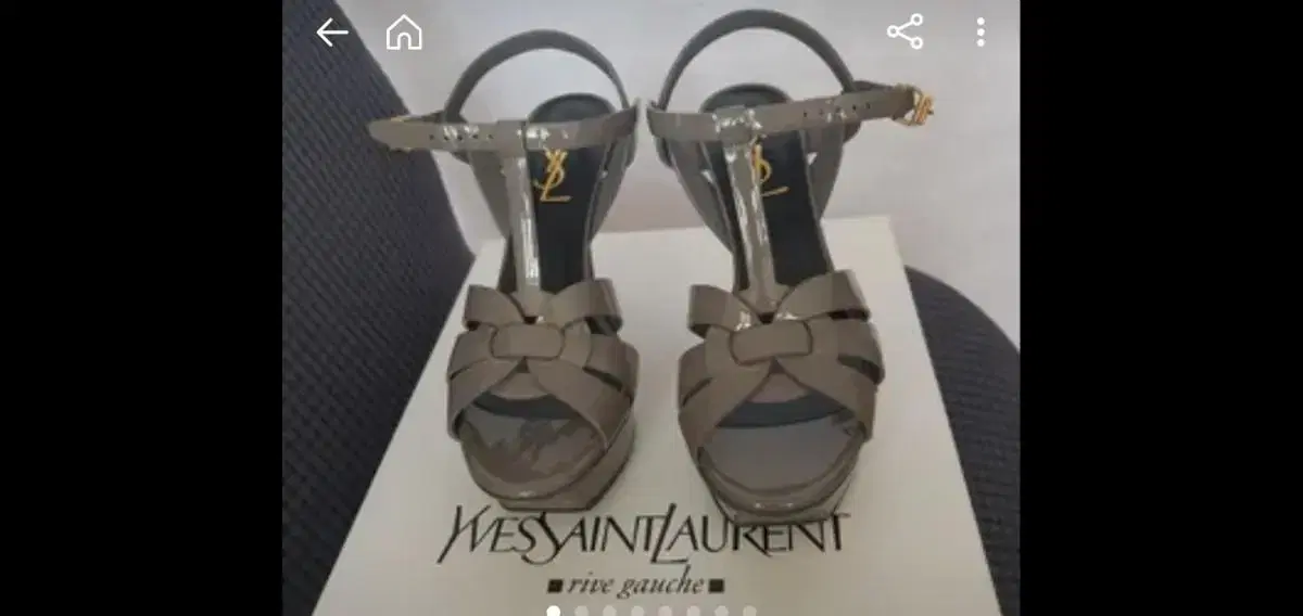 Saint Laurent platform heels - 36