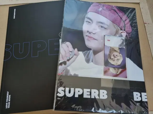 방탄소년단 bts 뷔 태형 포토북 be superb vnt