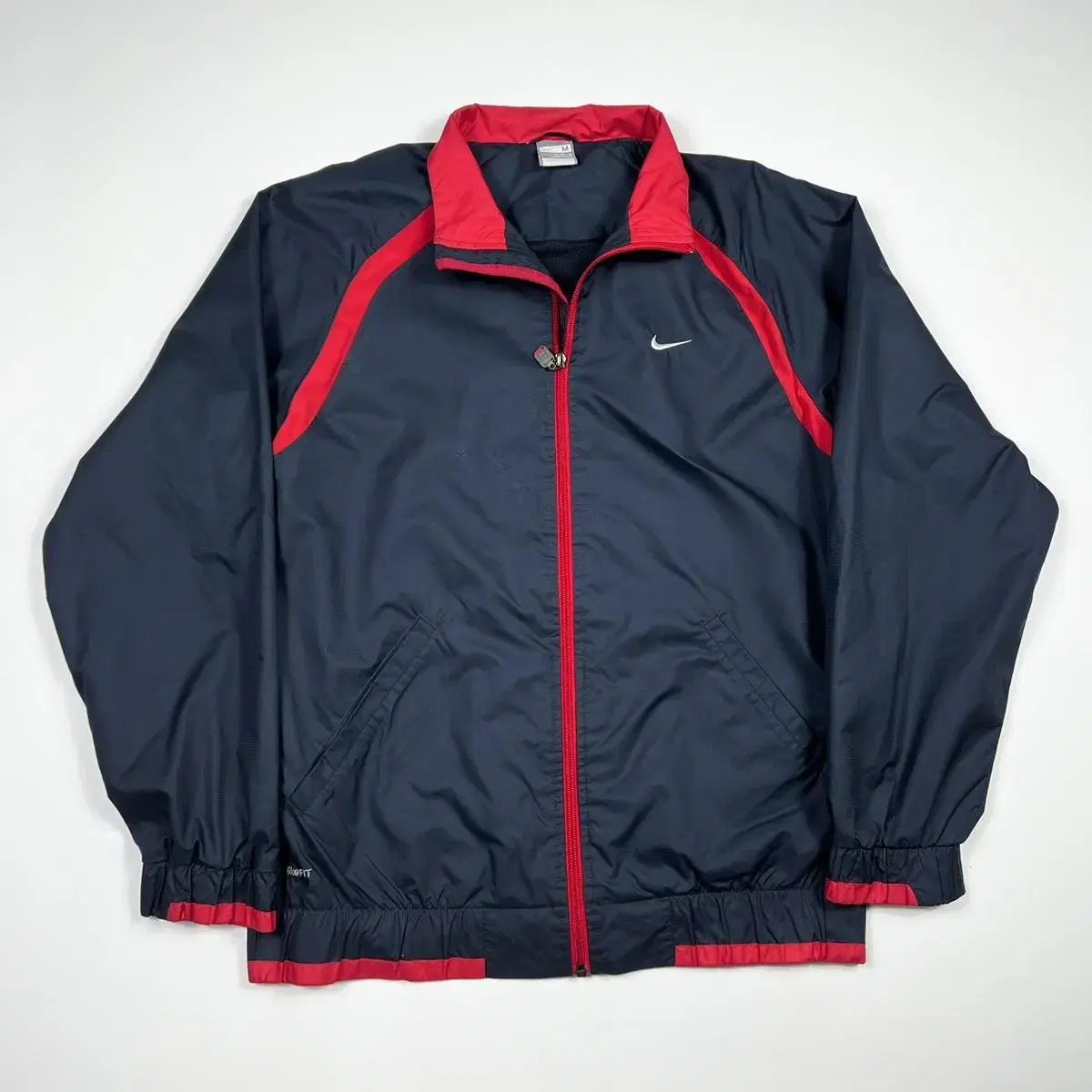 Nike 00s Red Varsity Boxy Windbreaker Jacket (M)