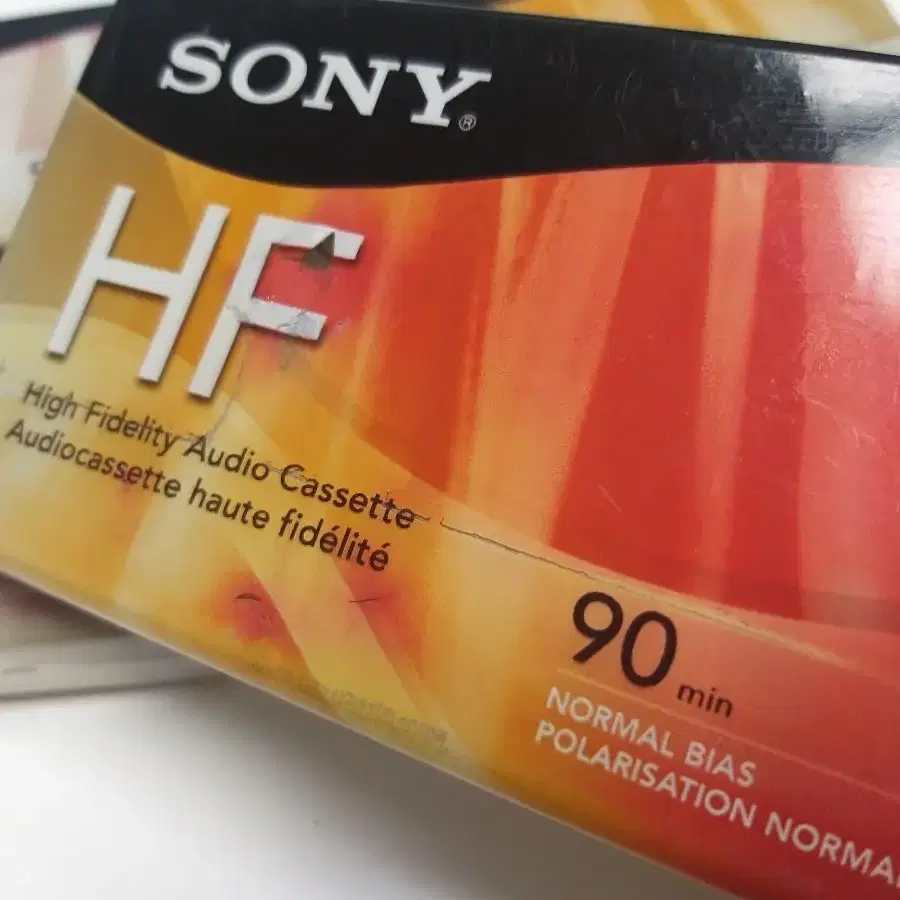 소니 카세트 공 테이프 4개일괄 ,sony HF 90