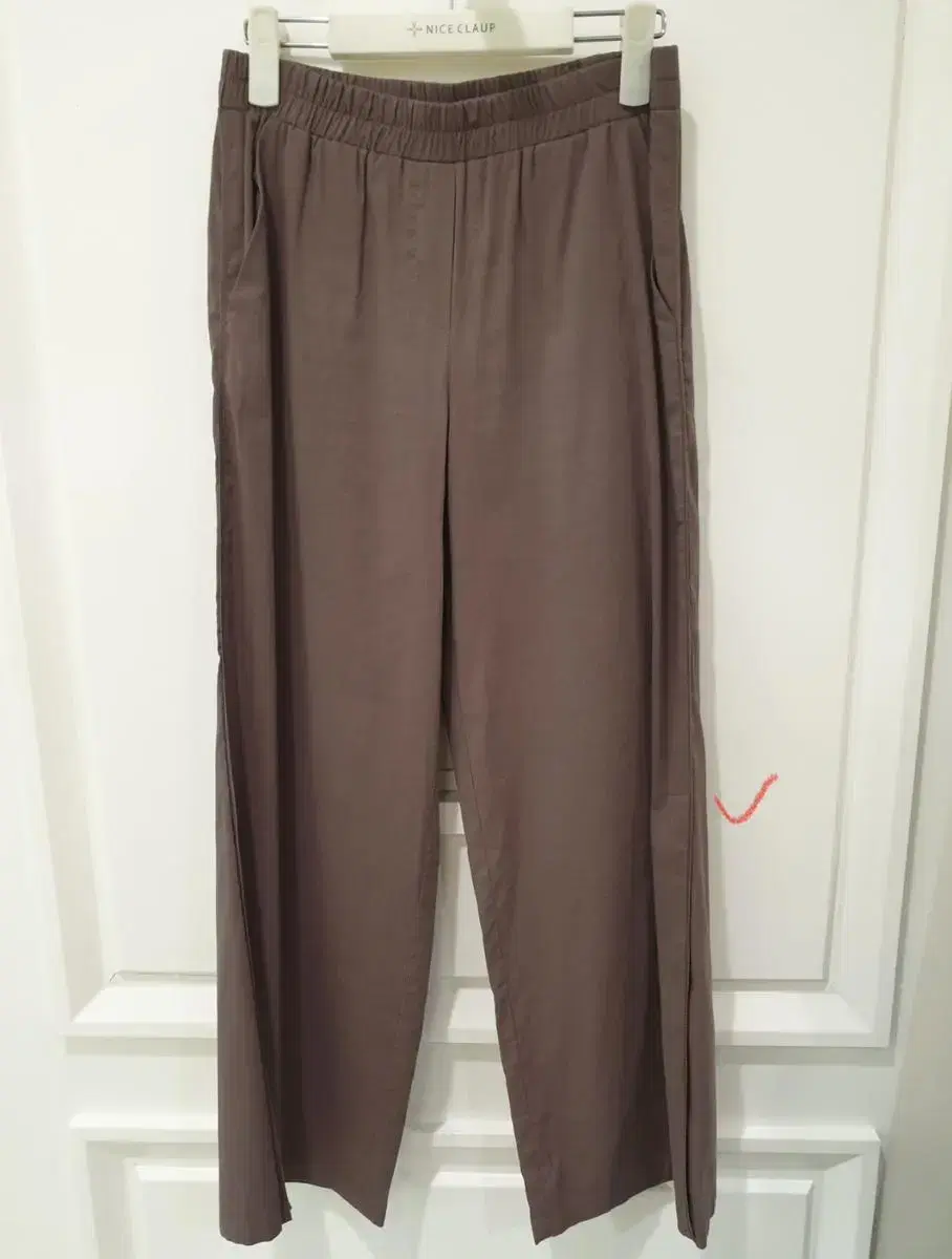 Knickerbocker Mixed Banded Wide-leg Pants 55